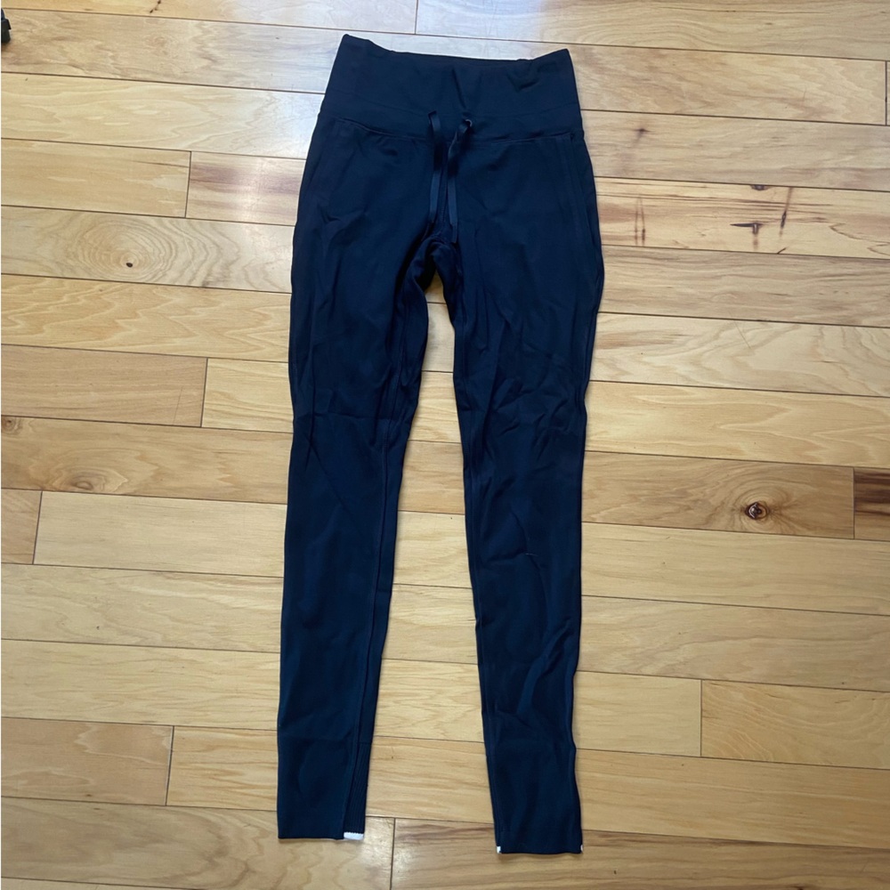 Women’s Adidas Joggers Sz XXS Black High Rise‎ Cuffed Pants - Picture 5 of 9